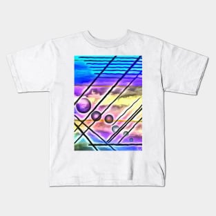 Vivid geometric abstract Kids T-Shirt